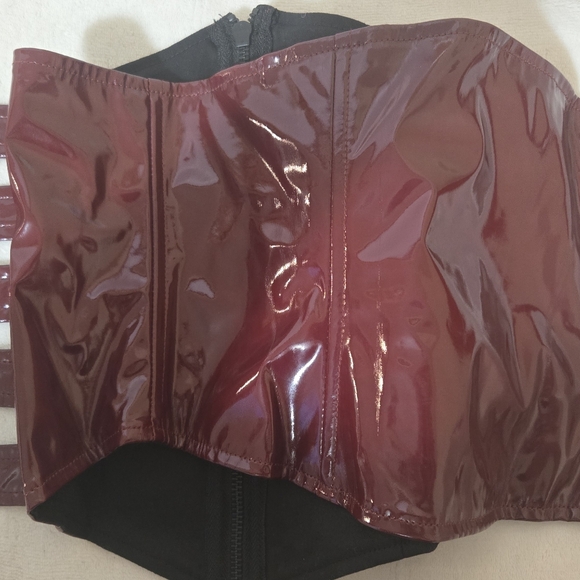 Lip Service Burgundy Shapewear Corset - Picture 2 of 3